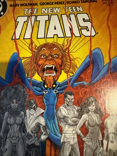 New Teen Titans Lot! DC comics George Perez Marv Wolfman!! 2 Book #3, #4 - Picture 7 of 12