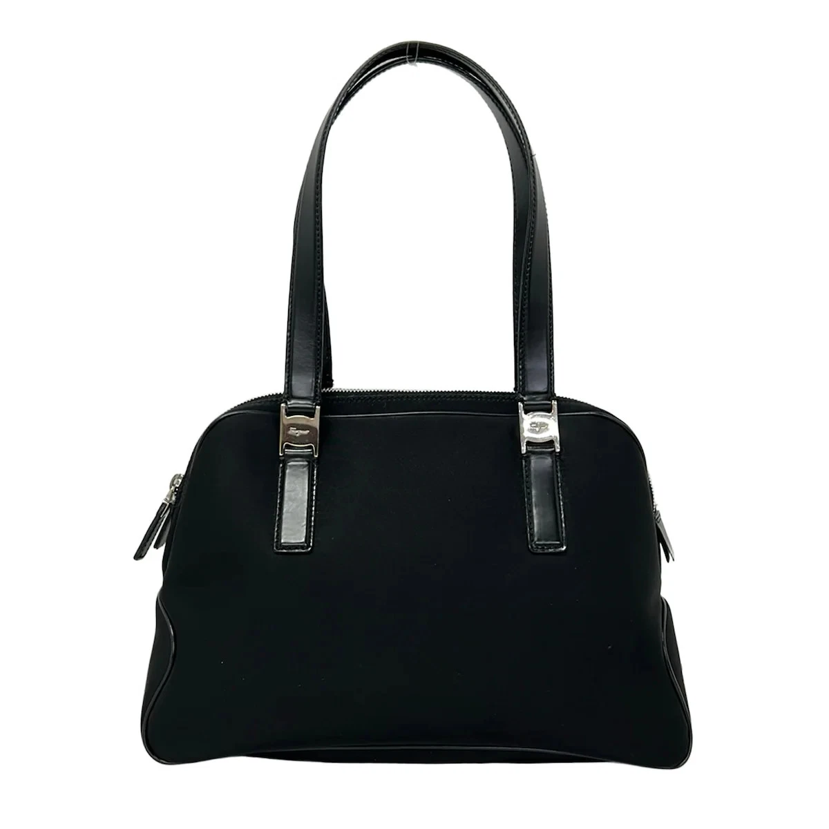 Salvatore Ferragamo Nylon Exterior Black Bags & Handbags for Women