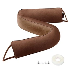 Door Draft Stopper, 34 Inch Under Door Draft Blocker Noise Stopper, Weighted ...