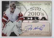 2015 Leaf Signature Series Decades Auto Gray /25 Jimmy Howard #SD-JH2 Auto k4s