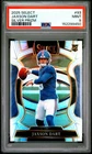 JAXSON DART #93 2025 PANINI SELECT SILVER PRIZM RC PSA 9