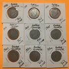 Lot Of 9 Barber Silver Quarters / 90% Silver
