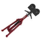 Heavy Duty Pipe Jack Stand 2500lbs Roller Head Steel 32in-55in Foldable