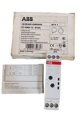 *New in Box* ABB 1SVR500100R0000 CT-ERD.12 E234 Time Relay 0.05s-100h