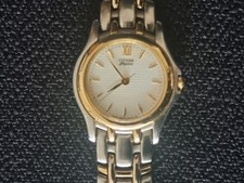 CITIZEN ELEGANCE LADIES WATCH WHITE & GOLD DIAL STAINLESS STEEL STRAP A CLASSIC