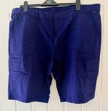 Men’s brand new 40W Navy smart cargo shorts for spring, summer, work wear Tesco