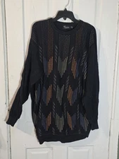 Tosani Canada XL Mens Geometric Long-Sleeved Pullover Sweatshirt