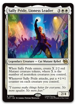 Sally Pride, Lioness Leader #24 (NM) Teenage Mutant Ninja Turtles TMT Magic MTG