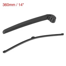 Rear Windshield Wiper Blade Arm Set 360mm for Porsche Cayenne Hybrid 2010-2017