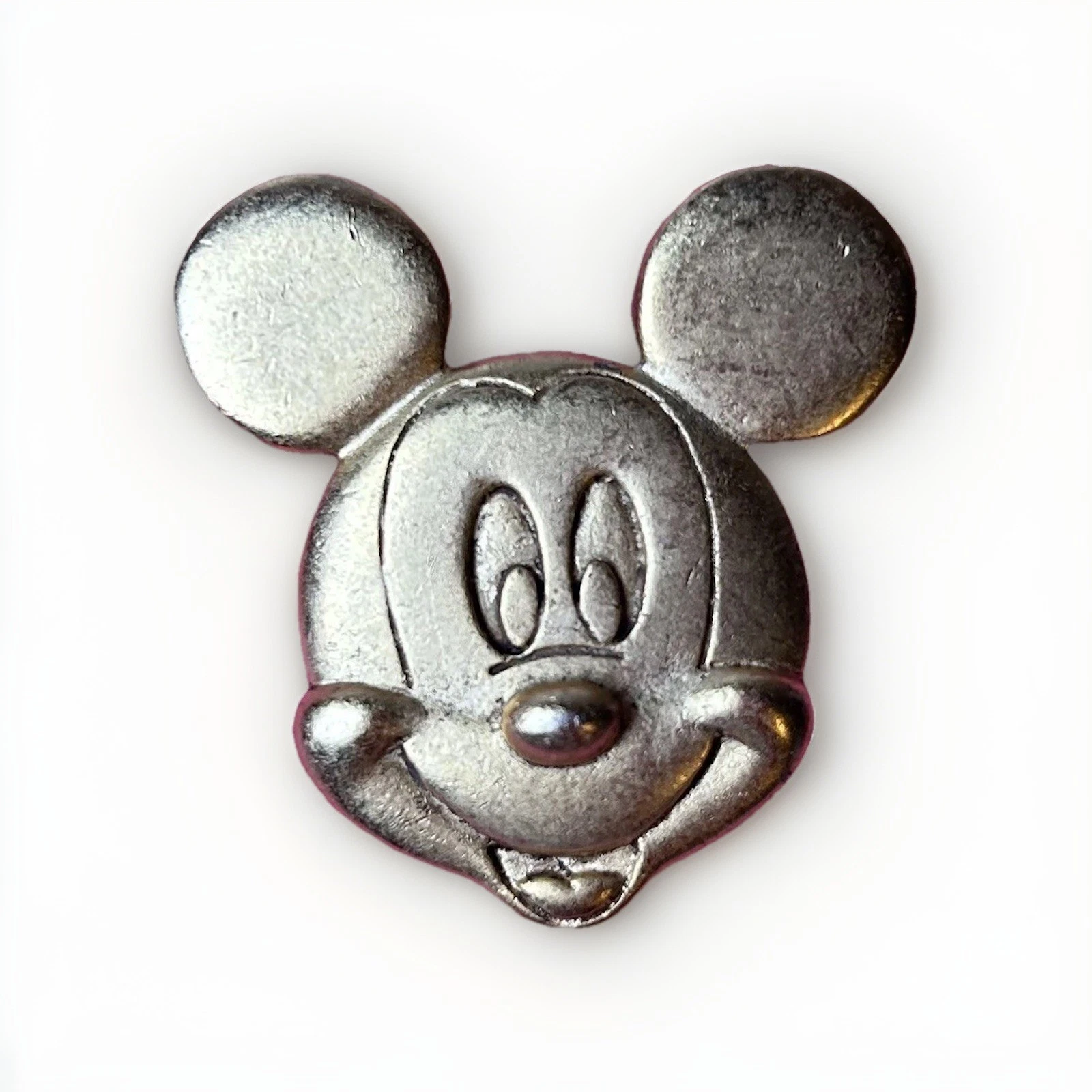 Disney Pin Mickey Mouse Ears Gold Tone Smiling Head Trading Pin Face Rare Gift