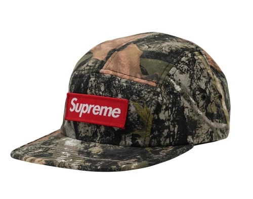 Casquette de camp Supreme True Timber FW15 [OCCASION] logo boîte rouge