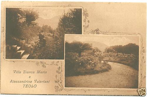TEOLO - VEDUTINE - VILLA BIANCA MARIA E ALESSANDRINA VALERIANI (PADOVA) 1923 - Imagen 1 de 1