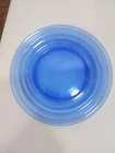Vintage Cobalt Blue Moderntone Depression Glass 8 7/8" Dinner Plate