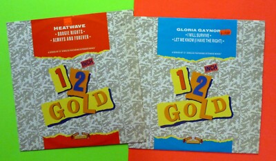 GLORIA GAYNOR / HEATWAVE LP Disco Klassiker Extended Versions 12'' Vinyl #3630