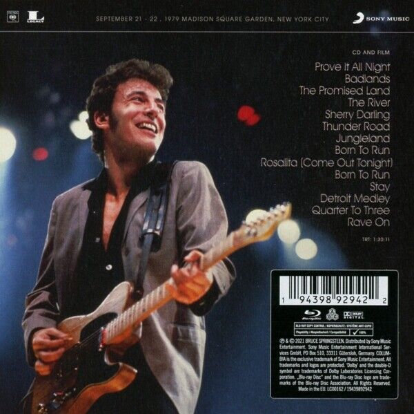 Thumbnail - Bruce & The E Street Band Springsteen - The Legendary 1979 2 Cd+blu