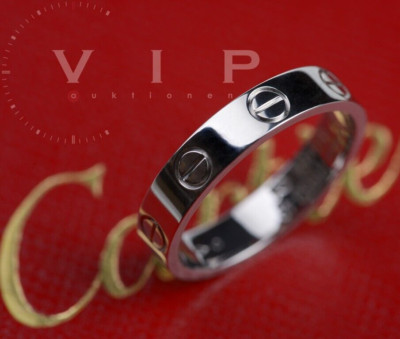 CARTIER LOVE EHERING 18K WEIßGOLD TRAURING WHITE GOLD RING MEN'S SIZE 64-65 (11)