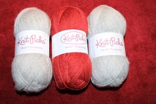 Knit Picks Stroll Fingering Lot of 3 Skeins 50g each