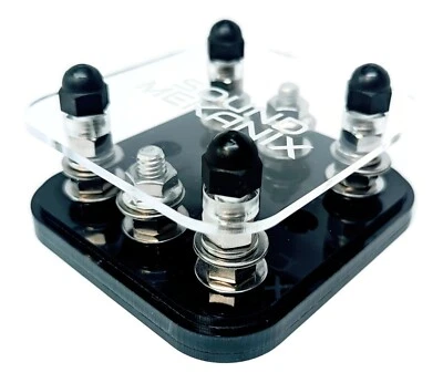 SOUND MEKANIX Triple Compact Acrylic (3 Spot) Fuse Holder Made in USA