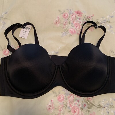Soma Vanishing Strapless Multi-Way Black Bra 38DD Straps Included NEW WITH TAGS