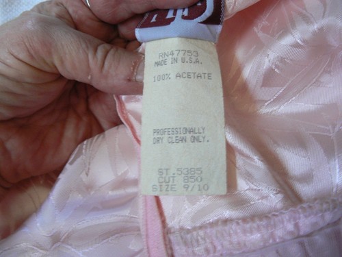 Pink Palmeto ballroom dress v neck puff sleeves 9-10 TD4 by Electra - Picture 8 of 9