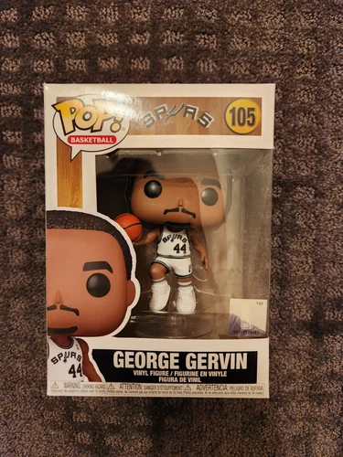 Funko Pop NBA Basketball George Gervin 105 San Antonio Spurs Hardwood Classic