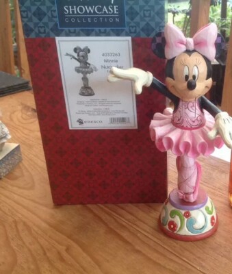V selten Disney Tradition 'Minnie Mouse Nussknacker/Süger Pflaume Fee/Ballerina 10,5''