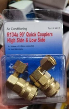FJC 6012 AIR CONDITIONING - R134A Quick Coupler Set HIGH AND LOW SIDE