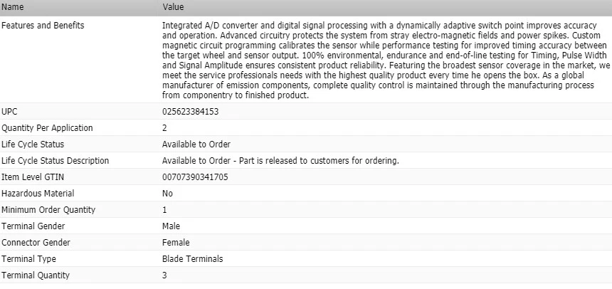 Standard Camshaft Position Sensor for 2010-2016 KIA SOUL - Изображение 4 из 4