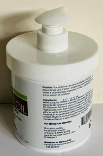 ADVANCED CLINICALS COCONUT OIL MOISTURIZING FACE & BODY CREAM LOTION - SPA SIZE - Picture 2 of 2