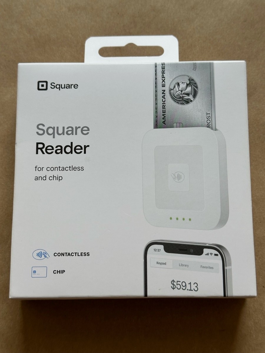 NEW SQUARE READER FOR CONTACTLESS AND CHIP A-SKU-0792 FAST