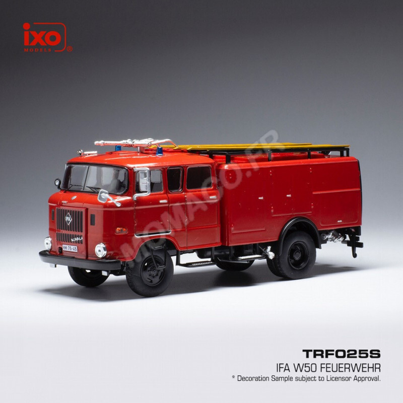 IFA W50 LF16 Pompiers IXO IXOTRF025 1/43 pour diorama et vitrine de collection