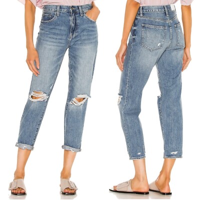 PISTOLA Presley High Rise Relaxed Roller Jeans Size 26 Los Feliz P6626KEE-LFE