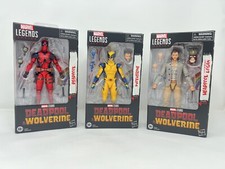 Marvel Legends DEADPOOL WOLVERINE AND HEADPOOL, All 3 In Hand.