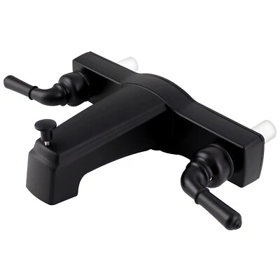 LAGUNA BRASS Mobile Home Two Handle 8" Tub Shower Faucet Diverter Black Finish