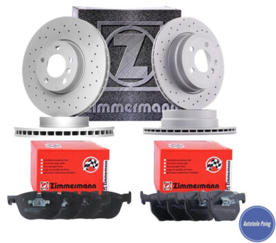 ZIMMERMANN BREMSENSET KOMPLETT VORNE & HINTEN BMW X5 X6 E70 F15 F85 E72 F16 F86