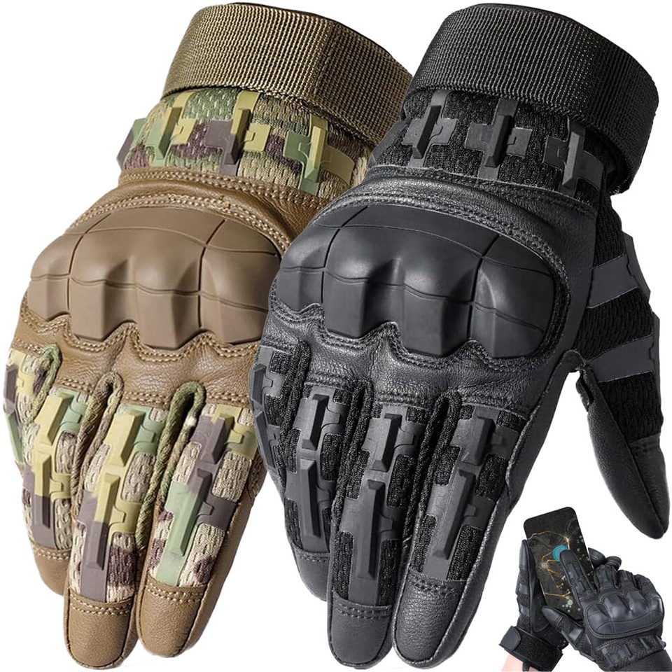 Tactical Shooting Gloves Military Men Combat Full Finger Protection Work Gloves