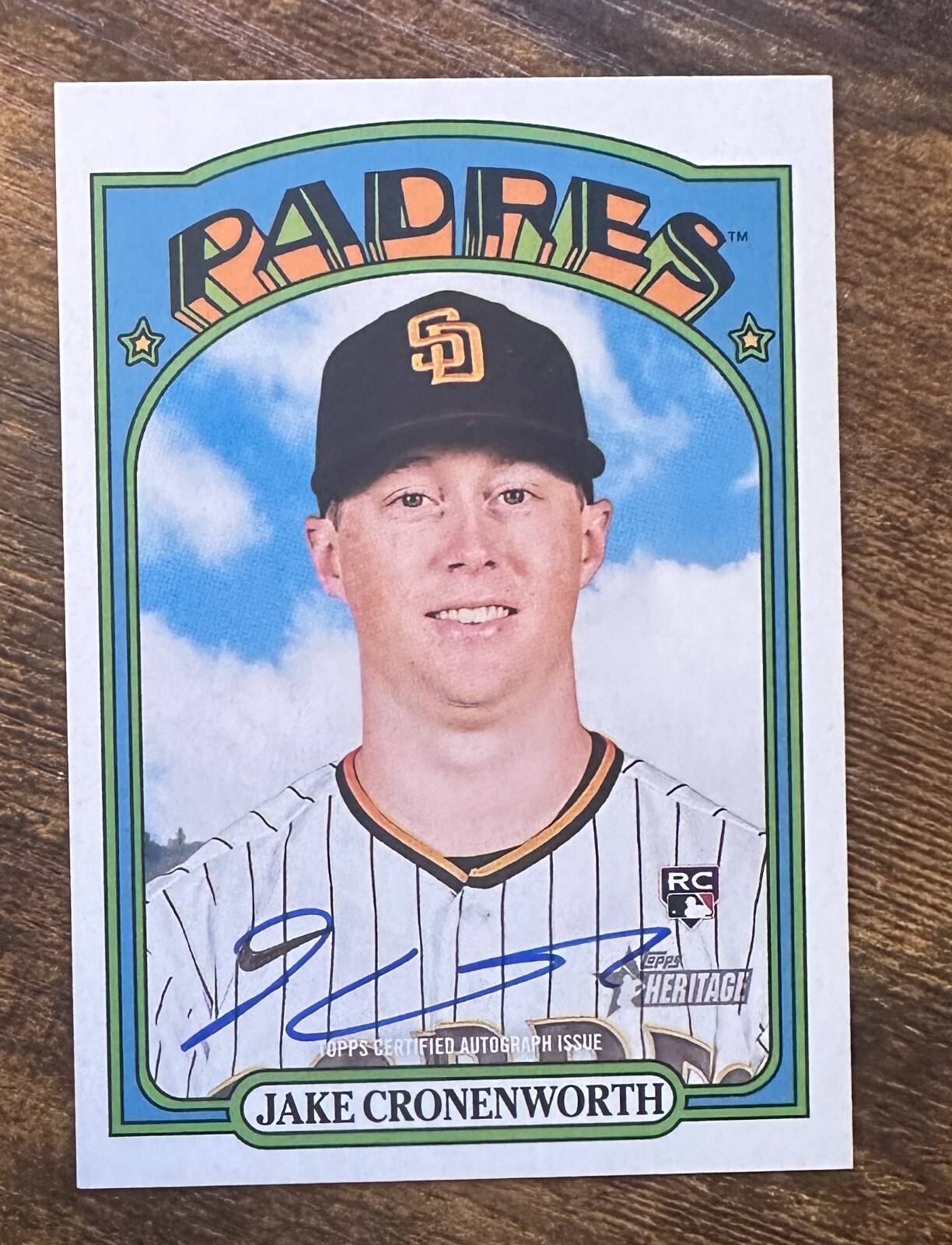 2021 Topps Heritage Real One Autographs #ROAJC Jake Cronenworth RC #X14177