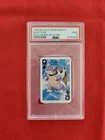 Bicycle Pokemon Mini Poker Playing Cards Blastoise Queen of Clubs - Blue - PSA 9