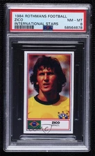 1984 Rothmans Football International Stars Zico PSA 8