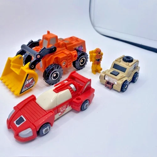 Transformers G1 Lightspeed - Scoop w/Tracer - Outback Takara Action Figure lot