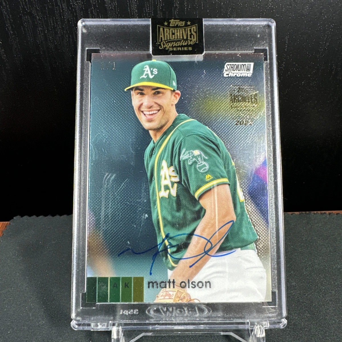 Matt Olson Baseball Sports Trading Cards & Accessories Parallel