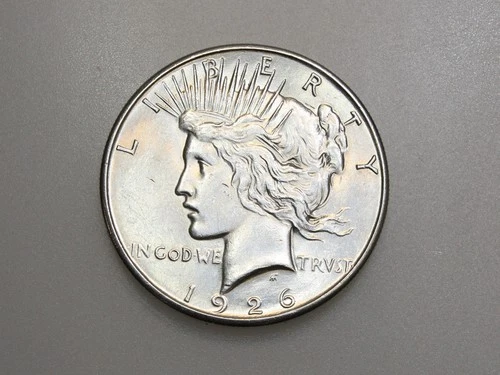 1926-S $1 PEACE SILVER ONE DOLLAR CH/GEM BU