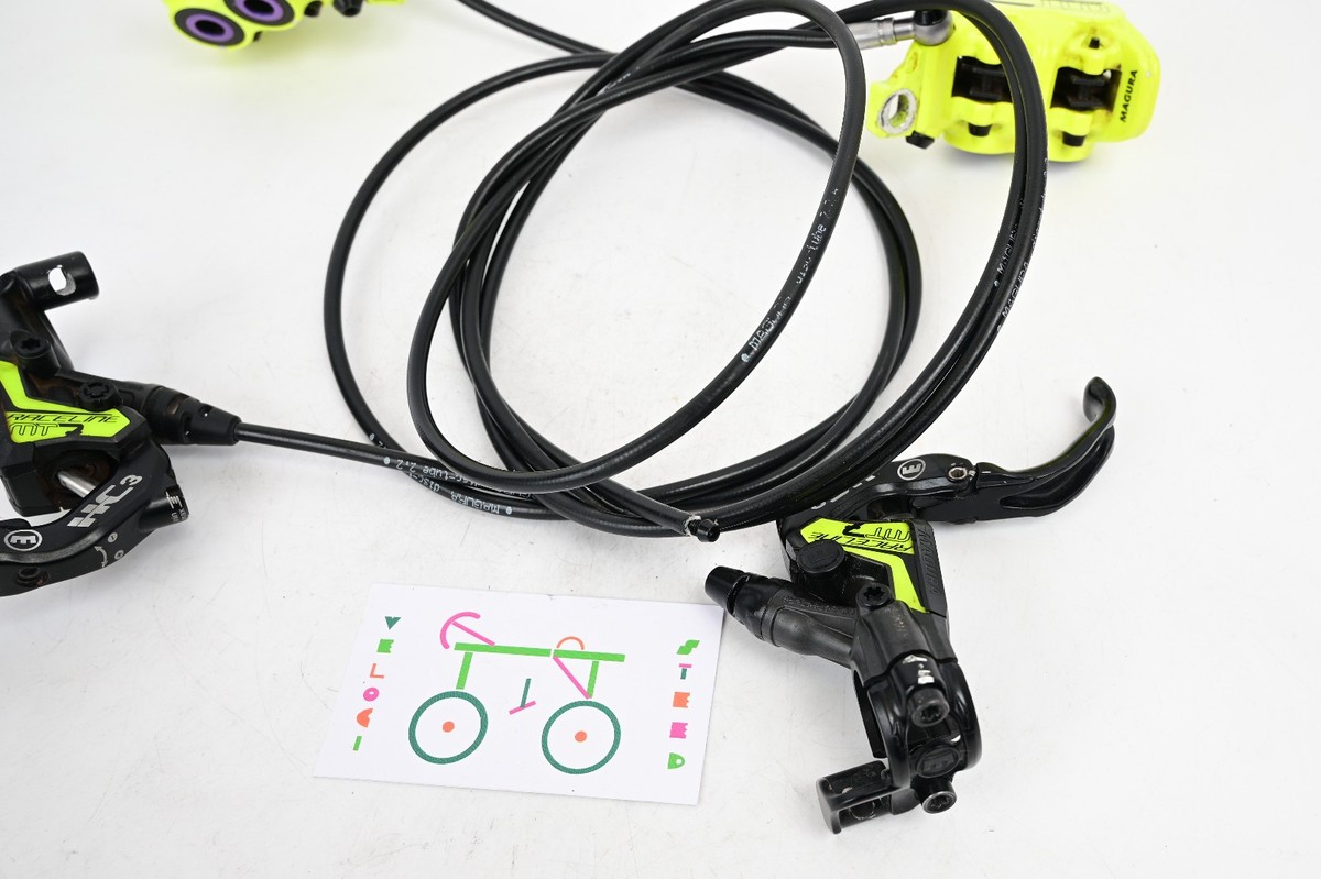 Magura MT7 RACELINE Disc Brake SET 4-Piston Front/Rear Calipers w