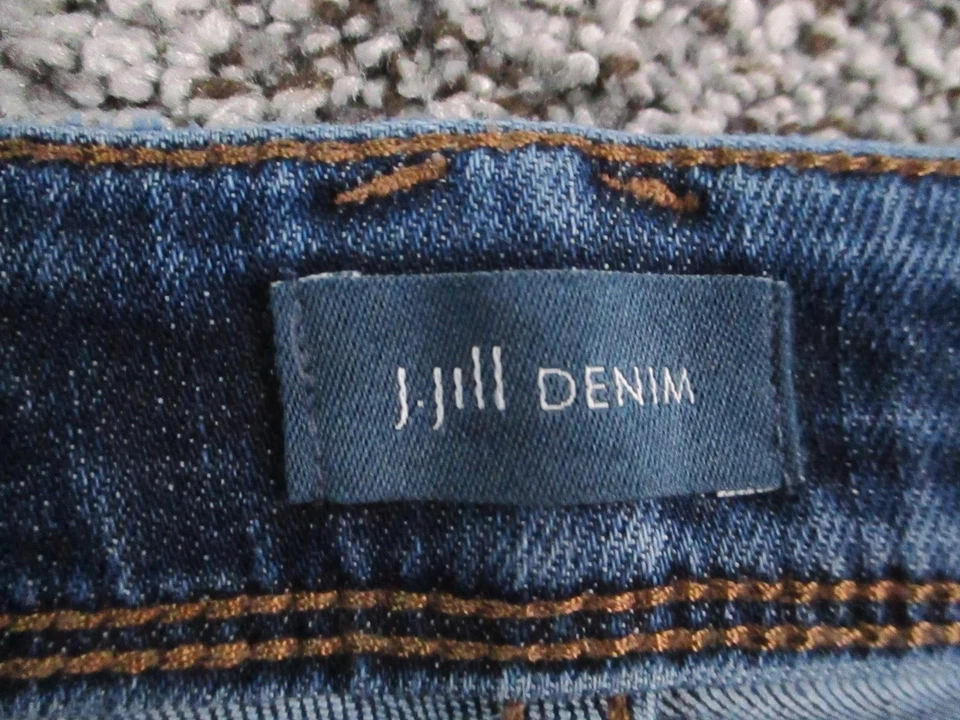 J Jill Denim Jeans Womens 16 Blue High Rise Waist Straight Leg Stretch 34x29 - Image 4 of 4