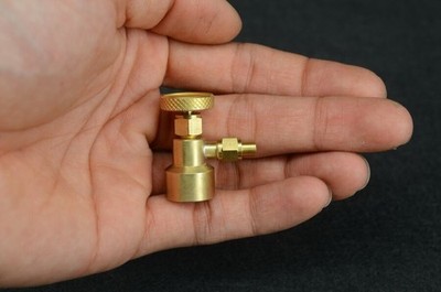P7 Brass Needle Valve (Cylinder Valve)   Fits Coleman, Parasene & Tamar Gas Cans
