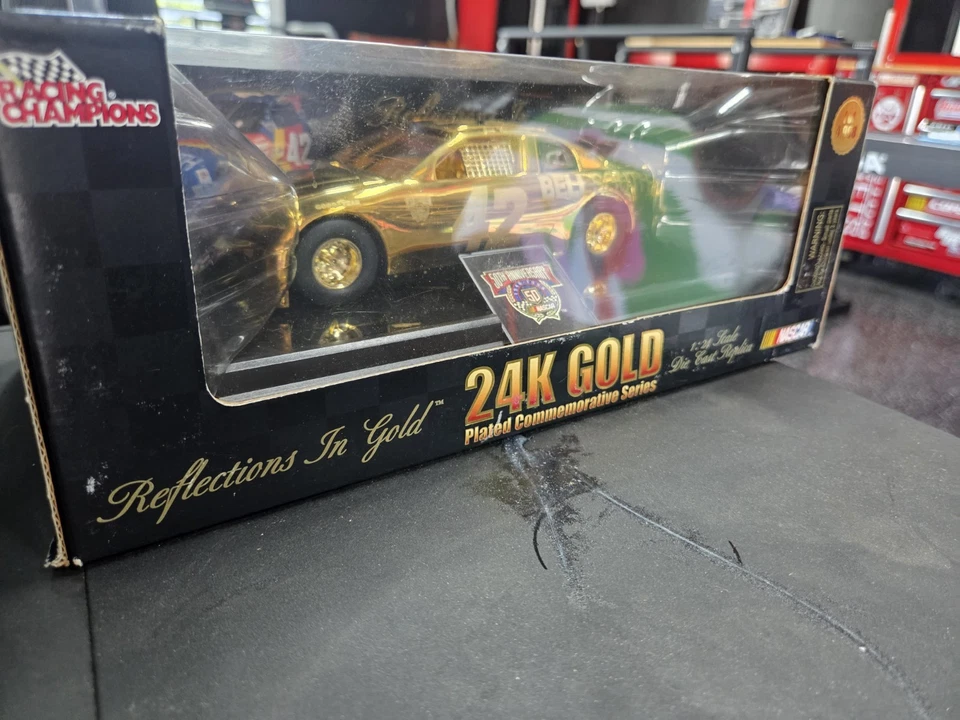Racing Champions 1998 1:24 oro 24 k #42 Joe Nemechek BellSouth - NASCAR 50º Foto 3 de 3