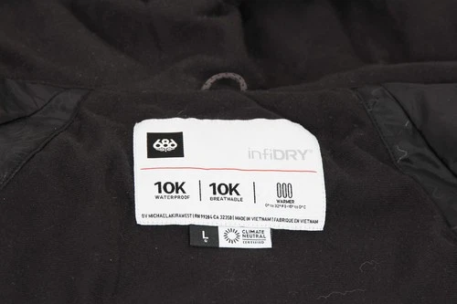 686 Geo Insulated Jacket - Men's. Black Ripstop Colorblock, L /80375/ image 5