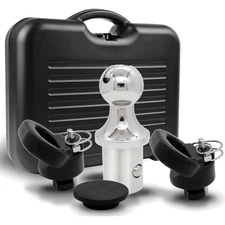 Puck System Gooseneck Hitch Ball Kit Alloy Steel 2-5/16 Inch Heavy Duty Truck...