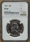 1961  Franklin Silver Half Dollar NGC PF 66