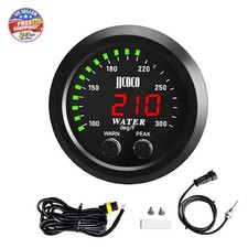 Universal 52mm Water Temperature Gauge with Alarm and 1/8 Npt Sensor Car Digital